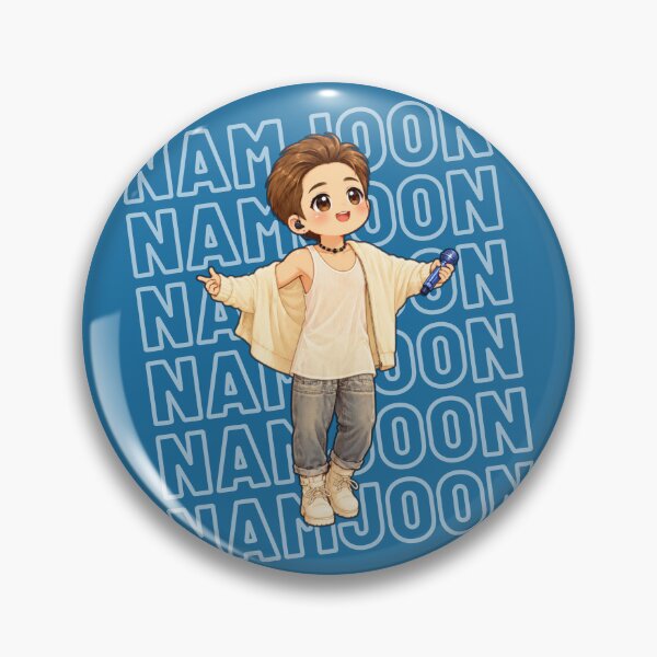 Item preview, BTS arirang - Namjoon on stage - cute chibi - indigo designed and sold by moteesshop.