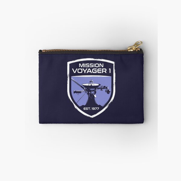 Item preview, Mission Voyager 1 EST 1977 Blue Shield NASA Space Patch designed and sold by KiwiRider.