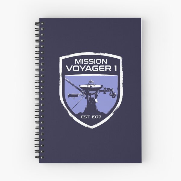 Item preview, Mission Voyager 1 EST 1977 Blue Shield NASA Space Patch designed and sold by KiwiRider.