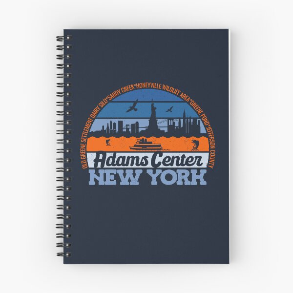 Item preview, Adams Center New York Sunset Retro Vintage Local Pride Logo designed and sold by CRHPOD20.