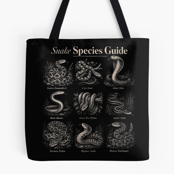 Item preview, Snake Species Guide Vintage Herpetology Chart designed and sold by T9AXER.