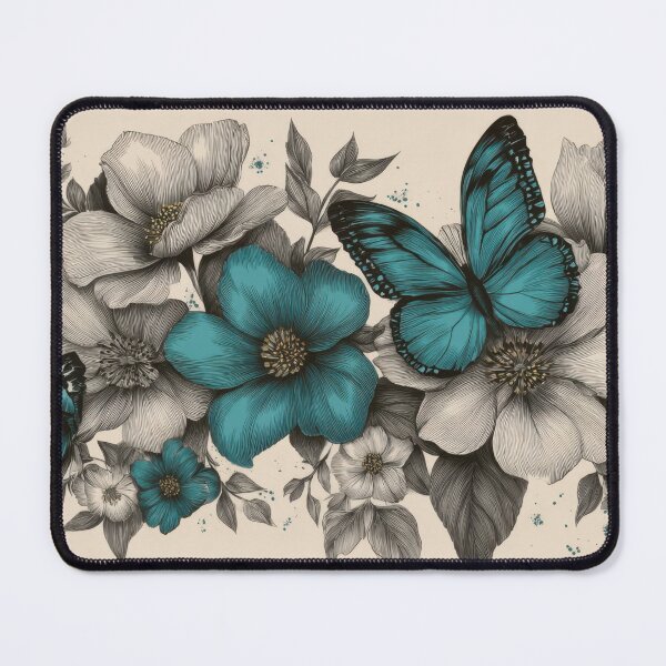 Item preview, Bright butterflies flowers designed and sold by anytka.