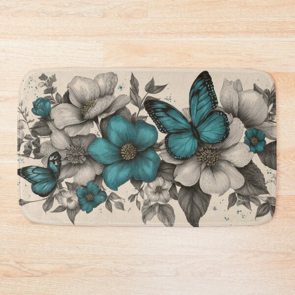 Item preview, Bright butterflies flowers designed and sold by anytka.