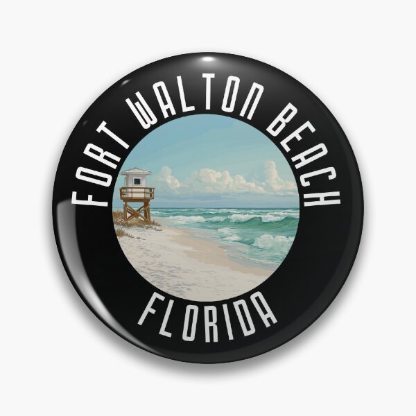 Item preview, Fort Walton Beach - Florida (with White Lettering) designed and sold by VelvetRoom.