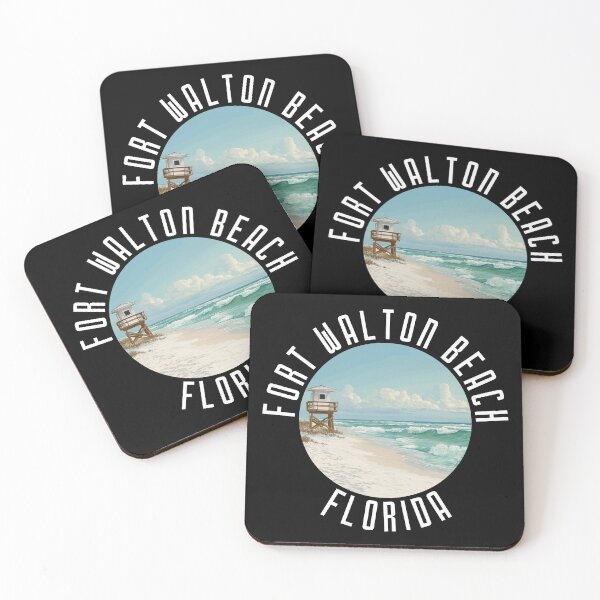 Item preview, Fort Walton Beach - Florida (with White Lettering) designed and sold by VelvetRoom.