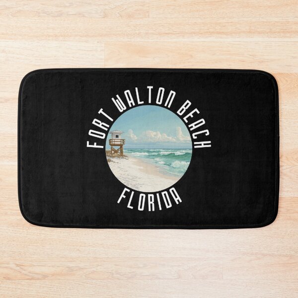 Item preview, Fort Walton Beach - Florida (with White Lettering) designed and sold by VelvetRoom.