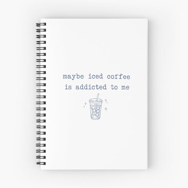 Item preview, ☕ Maybe Iced Coffee Is Addicted to Me Funny Coffee Lover T-Shirt designed and sold by mik lor.