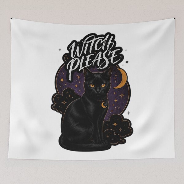 Item preview, Witch Please Black Cat Halloween Design designed and sold by Infinityspark.