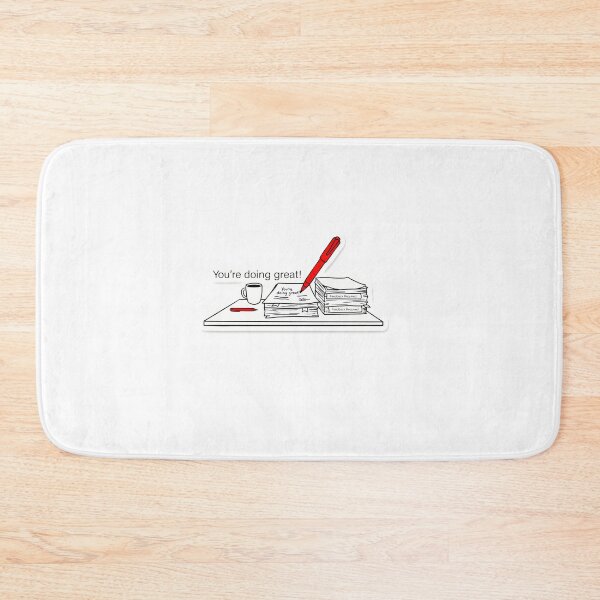 Item preview, Encouraging Teacher Desk with Red Pen designed and sold by NiftyWrx.