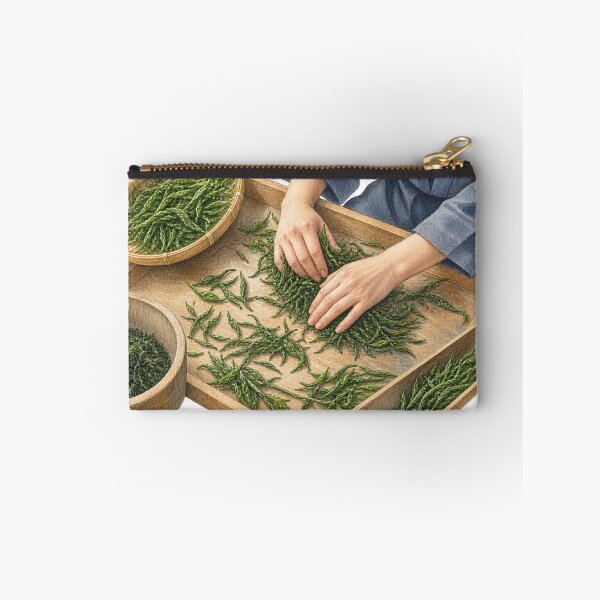 Item preview, Uji tea hand rolling in Kyoto Digital Watercolour designed and sold by FurusatoGallery.