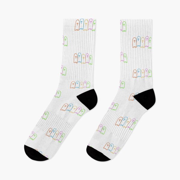 Item preview, Neon Pastel Kawaii Ghosts Minimalist Spooky Season designed and sold by Aesthetic Crew.
