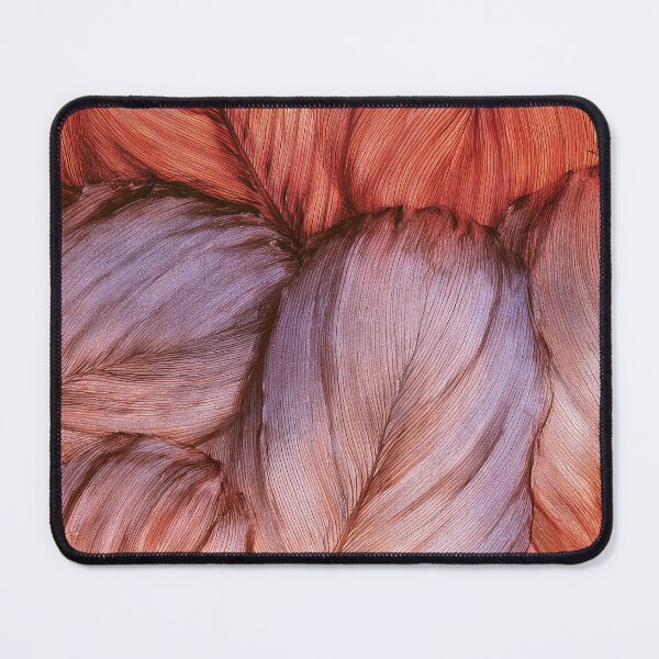 Item preview, Plum Velvet Curves – Abstract Macro Leaf designed and sold by Atlas-of-Worlds.
