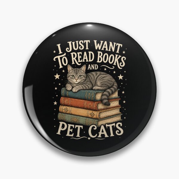 Item preview, Cat Reading Books Lover Design for Cozy Book Fans designed and sold by ROUX-ART.