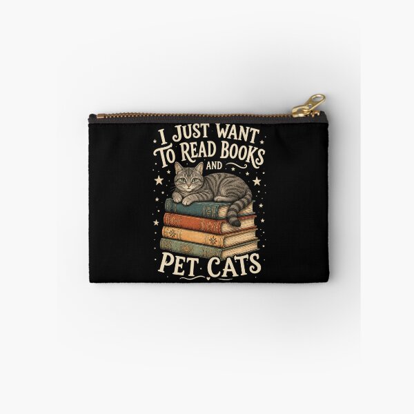 Item preview, Cat Reading Books Lover Design for Cozy Book Fans designed and sold by ROUX-ART.