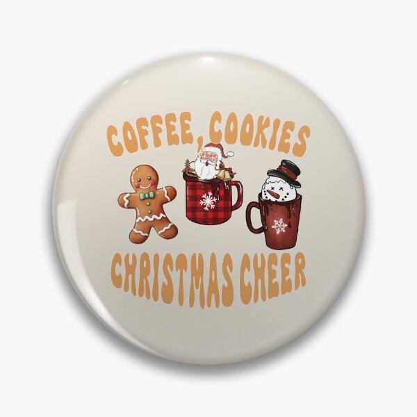 Item preview, Coffee Cookies & Christmas Cheer - Cozy Holiday Coffee Lover Sweater designed and sold by DAM Creative ⭐⭐⭐⭐⭐.