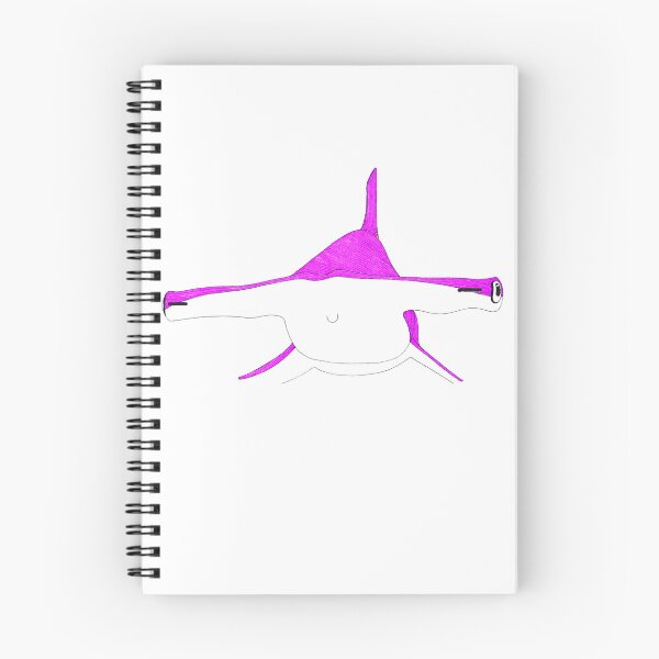 Item preview, Smiling Magenta Shark designed and sold by Bountiful Creatures.