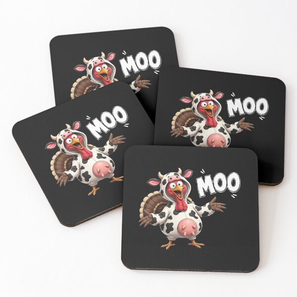 Item preview, Turkey Moo Funny Thanksgiving designed and sold by TheEndDesign.