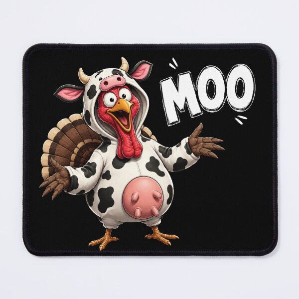 Item preview, Turkey Moo Funny Thanksgiving designed and sold by TheEndDesign.