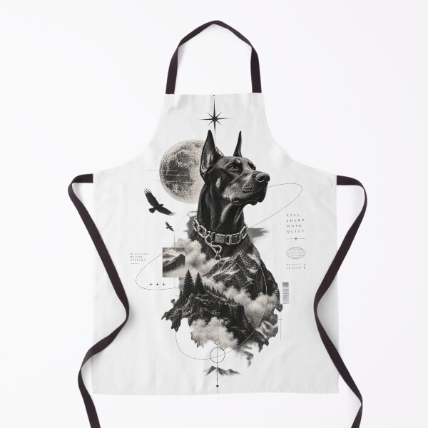 Item preview, Guardian of the Peaks — Doberman Mountain Moon designed and sold by mari0n980.