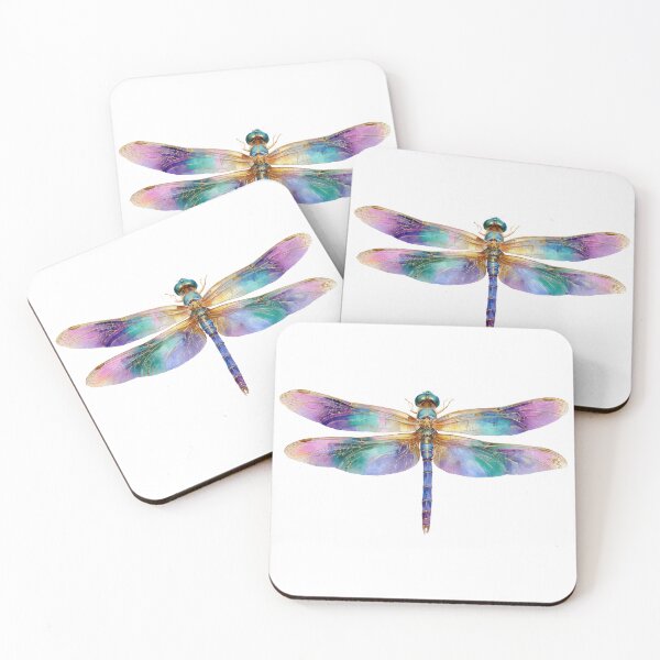 Item preview, Vibrant dragonfly on white designed and sold by anytka.