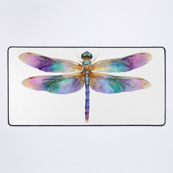 Item preview, Vibrant dragonfly on white designed and sold by anytka.