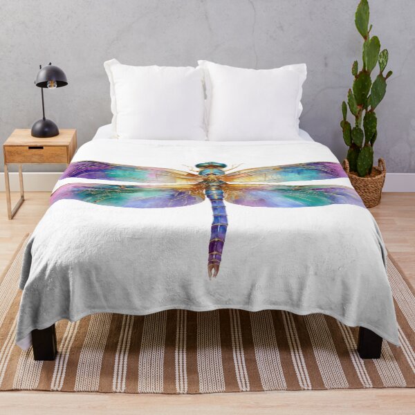 Item preview, Vibrant dragonfly on white designed and sold by anytka.