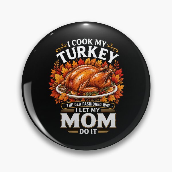 Item preview, turkey Thanksgiving Dinner Old Fashioned Fall Humor designed and sold by ROUX-ART.