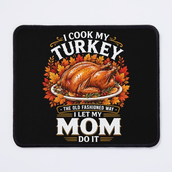 Item preview, turkey Thanksgiving Dinner Old Fashioned Fall Humor designed and sold by ROUX-ART.