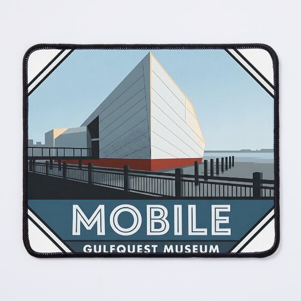 Item preview, GulfQuest Maritime Museum Mobile Alabama Sticker designed and sold by DetourDgn.