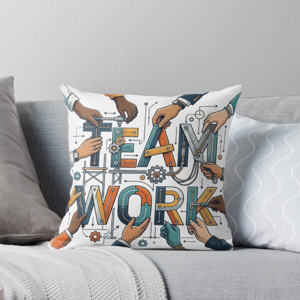 Item preview, Team Work Collaboration Engineering Concept Retro Graphic Tee Design designed and sold by Nubian Style.