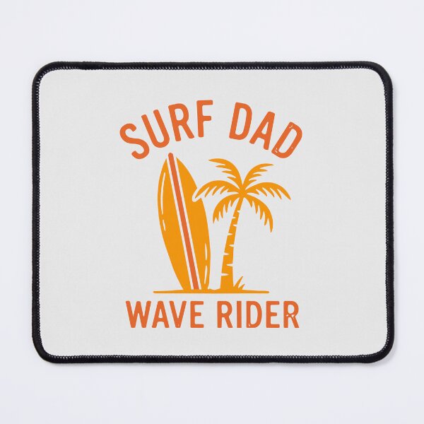 Item preview, Surf Dad Wave Rider Palm Surfboard Orange Design designed and sold by NUSA NIPA.