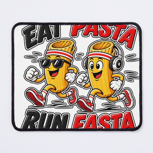 Item preview, Eat Pasta Run Fasta designed and sold by LuckyDuckLab.