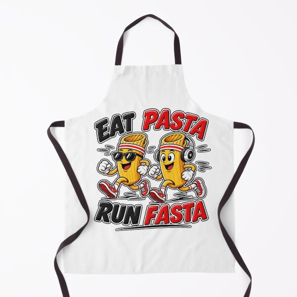 Item preview, Eat Pasta Run Fasta designed and sold by LuckyDuckLab.