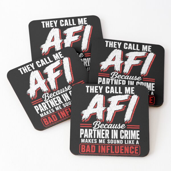 Item preview, Bad Influence Crime Partner Quote Graphic Tee designed and sold by ROUX-ART.