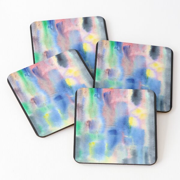 Item preview, Abstract Cityscape Watercolour: Rainy Urban Lights designed and sold by ArithraStudio.