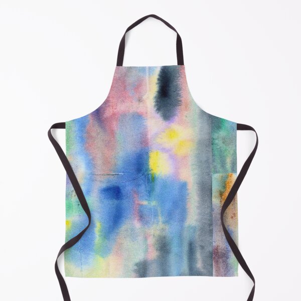 Item preview, Abstract Cityscape Watercolour: Rainy Urban Lights designed and sold by ArithraStudio.