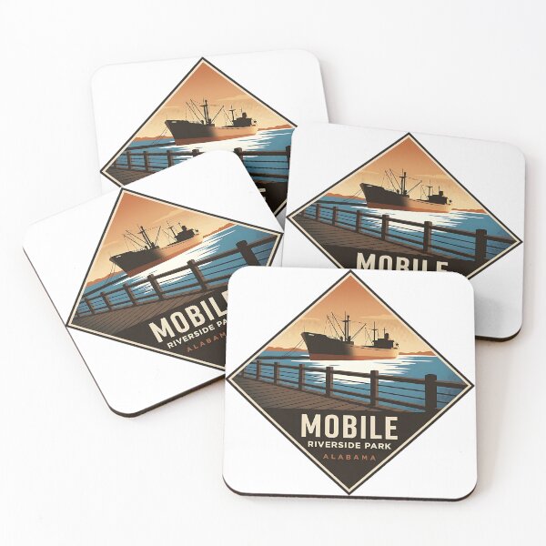 Item preview, Cooper Riverside Park Mobile Alabama Travel Badge Sticker designed and sold by DetourDgn.