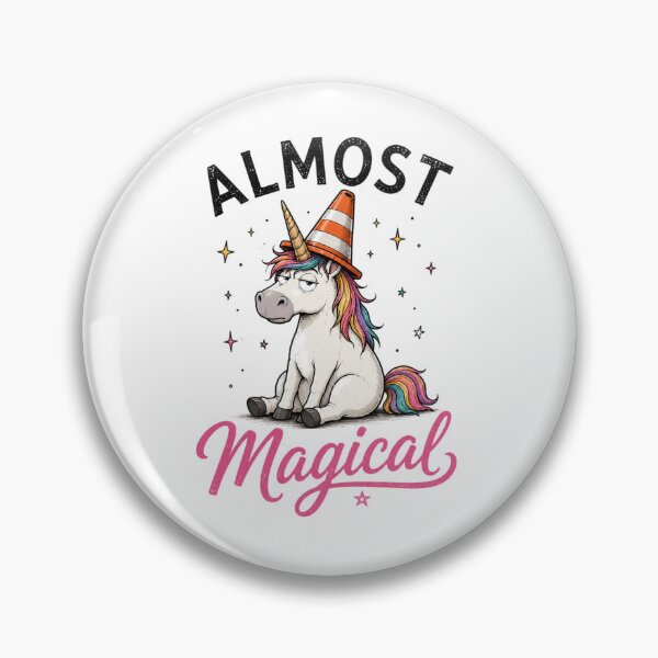 Item preview, Almost Magical – Funny Unicorn Humor designed and sold by MotylekAnia.