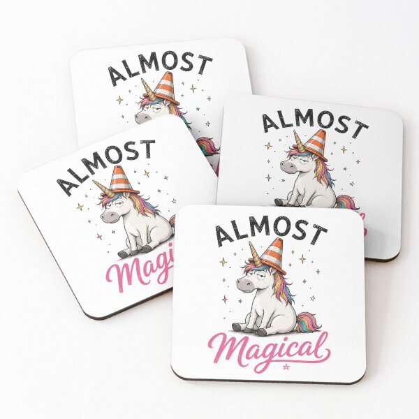 Item preview, Almost Magical – Funny Unicorn Humor designed and sold by MotylekAnia.