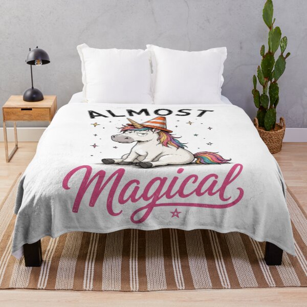 Item preview, Almost Magical – Funny Unicorn Humor designed and sold by MotylekAnia.