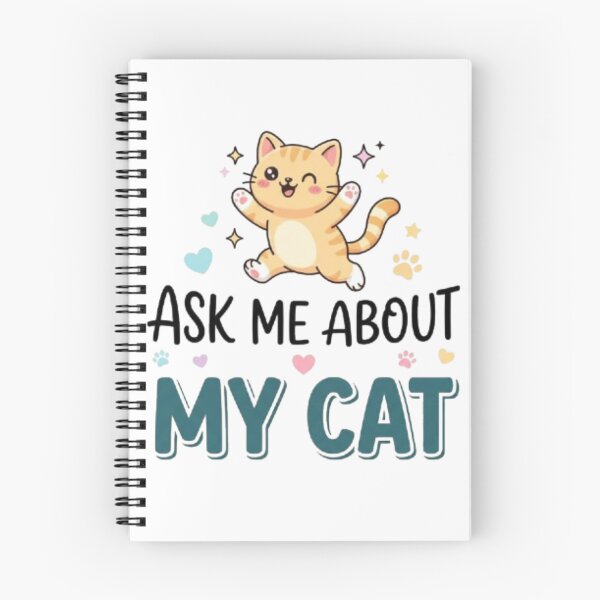 Item preview, Ask Me About My Cat - Cute Cat Lover Quote designed and sold by PrintforDesign.