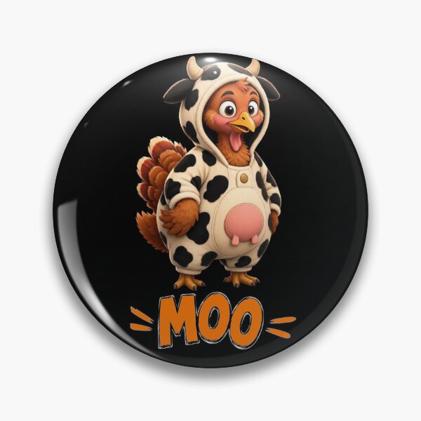 Item preview, Turkey Moo Funny Thanksgiving designed and sold by TheEndDesign.