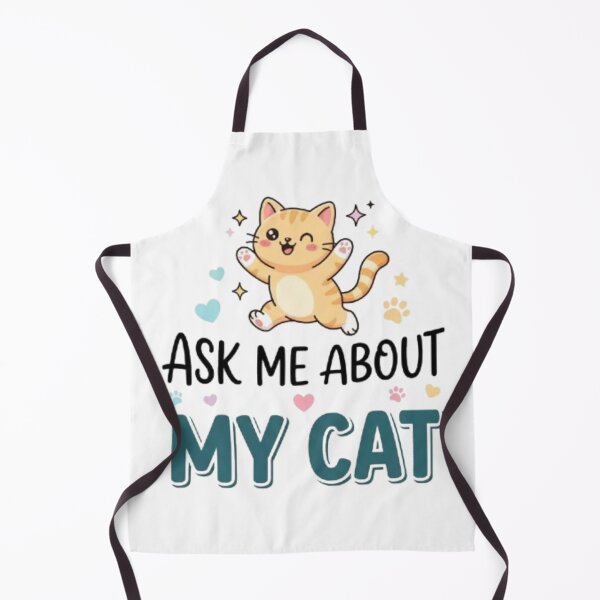 Item preview, Ask Me About My Cat - Cute Cat Lover Quote designed and sold by PrintforDesign.