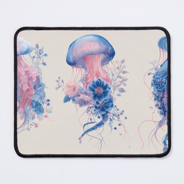 Item preview, Floral jellyfish in the sea designed and sold by anytka.
