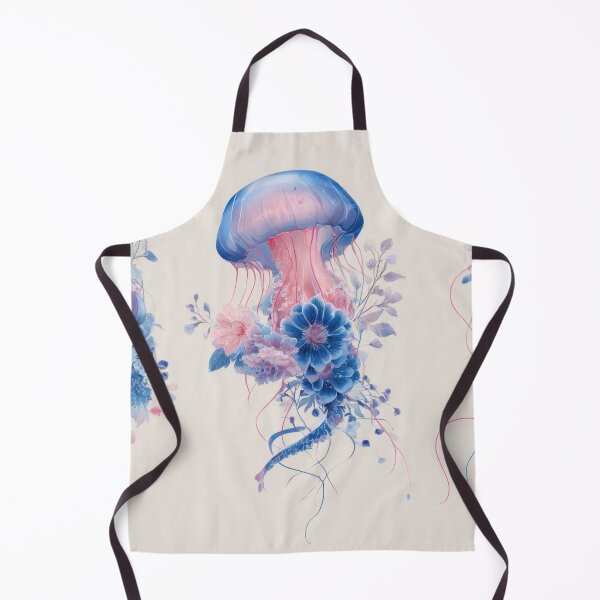 Item preview, Floral jellyfish in the sea designed and sold by anytka.