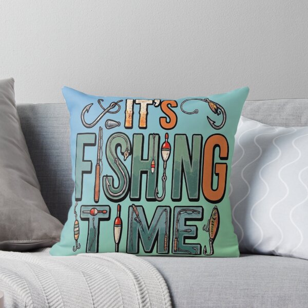 Item preview, It's Fishing Time funny fishing designed and sold by Stefanrajzer.