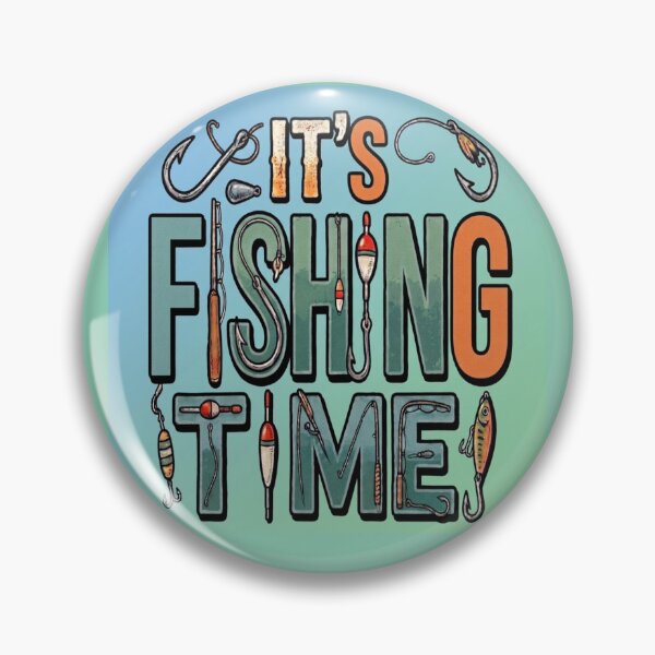 Item preview, It's Fishing Time funny fishing designed and sold by Stefanrajzer.