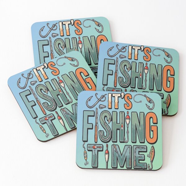 Item preview, It's Fishing Time funny fishing designed and sold by Stefanrajzer.