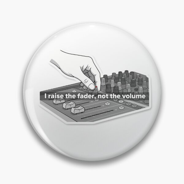 Item preview, Minimalist Audio Engineer Fader designed and sold by NiftyWrx.