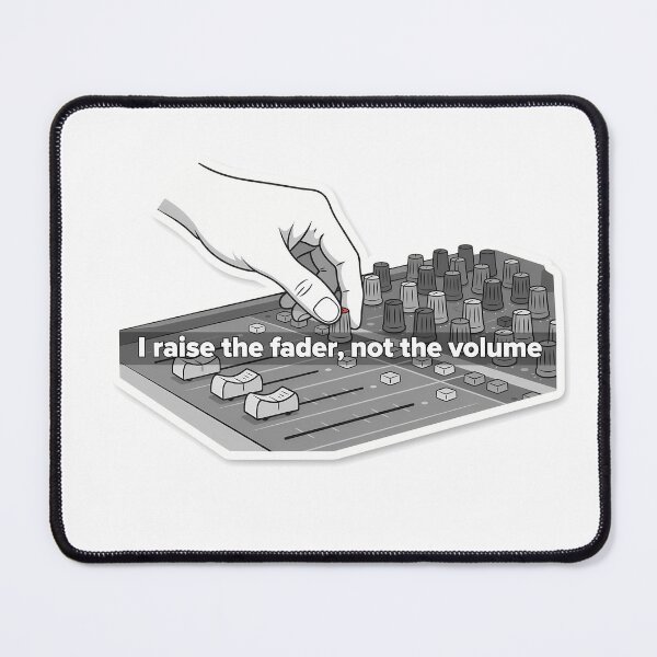 Item preview, Minimalist Audio Engineer Fader designed and sold by NiftyWrx.